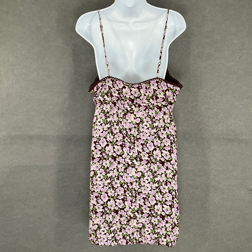 BP Floral Print Slip Dress Dainty Cottage Babydoll Embroidered Trim Sz XL - Picture 2 of 13